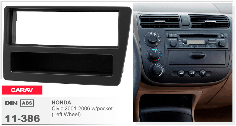 Переходная рамка Honda Civic Carav 11-386