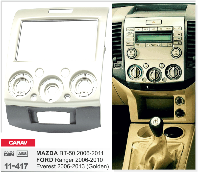 Перехідна рамка Ford Ranger, Everest, Mazda BT-50 Carav 11-417