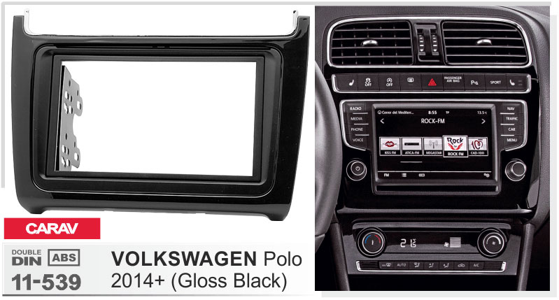 Перехідна рамка Volkswagen Polo Carav 11-539