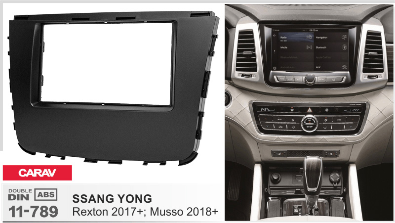 Перехідна рамка SsangYong Rexton, Musso Carav 11-789