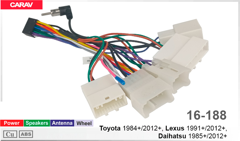 Переходник для магнитол 9", 10.1" Toyota Carav 16-188