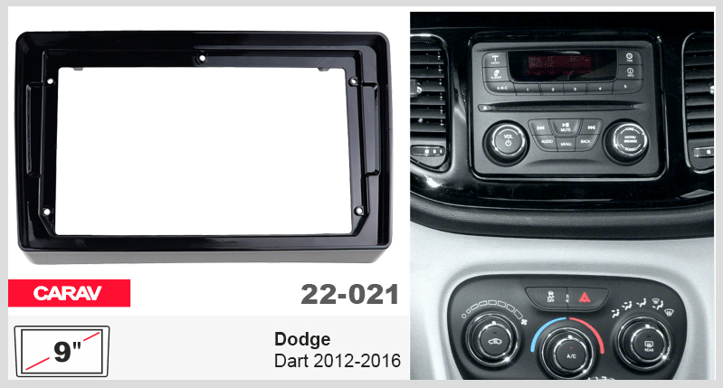 Перехідна рамка Dodge Dart Carav 22-021