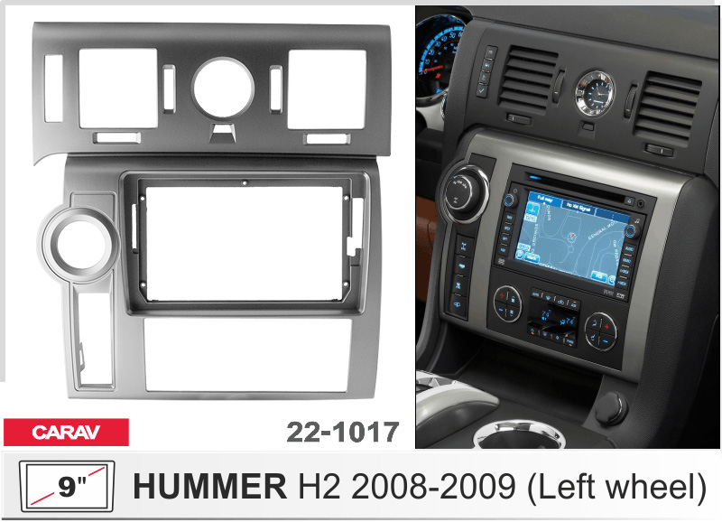 Перехідна рамка Hummer H2 Carav 22-1017