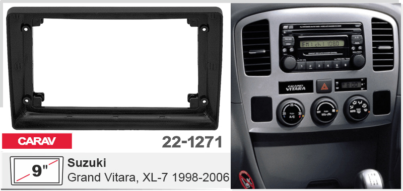 Переходная рамка Suzuki Grand Vitara, XL-7 Carav 22-1271