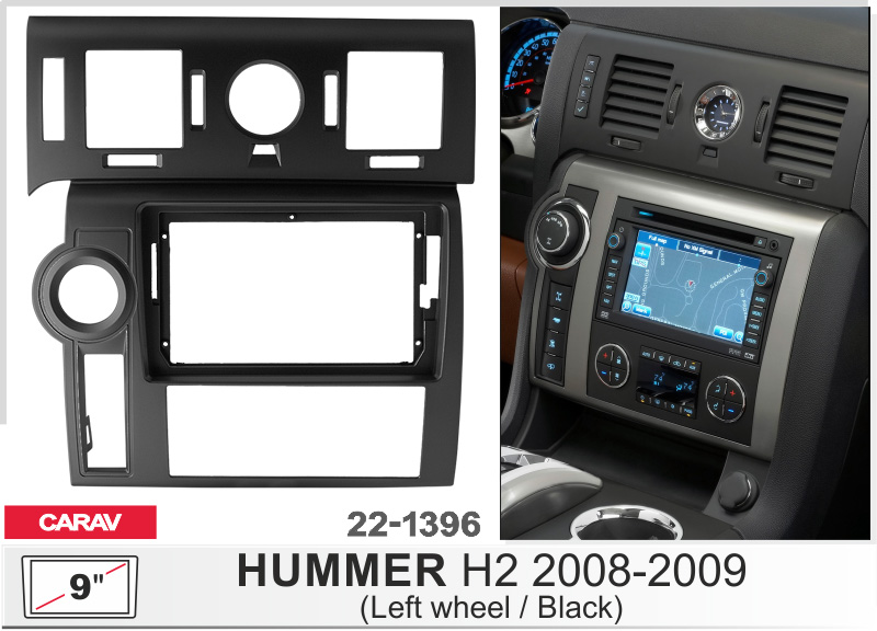 Перехідна рамка Hummer H2 Carav 22-1396