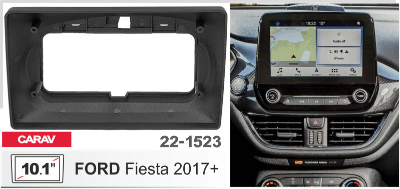 Переходная рамка Ford Fiesta Carav 22-1523