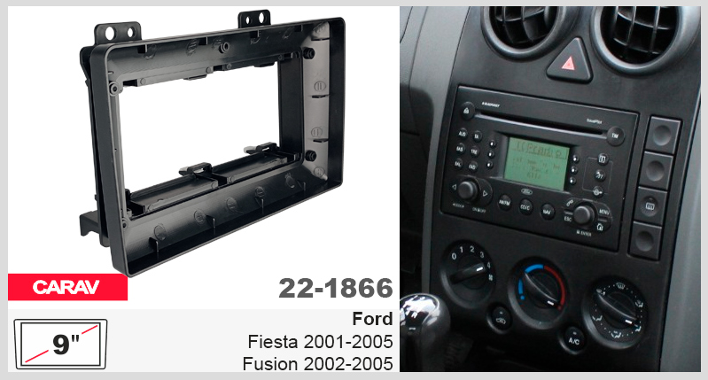 Переходная рамка Ford Fiesta, Fusion Carav 22-1866