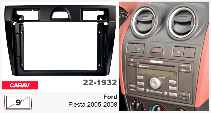 Переходная рамка Ford Fiesta Carav 22-1932