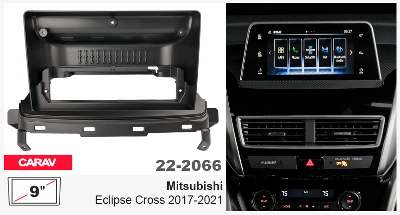 Переходная рамка Mitsubishi Eclipse Cross Carav 22-2066