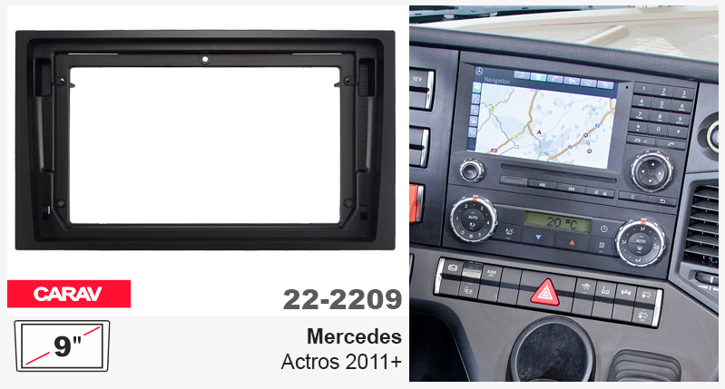 Переходная рамка Mercedes Actros Carav 22-2209