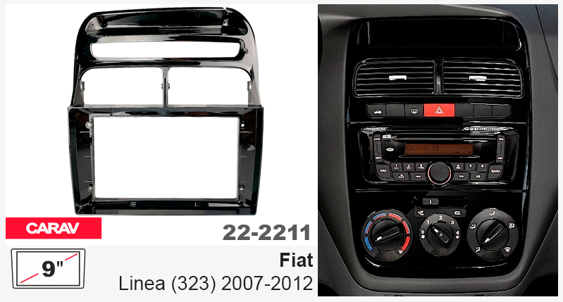 Перехідна рамка Fiat Linea Carav 22-2211