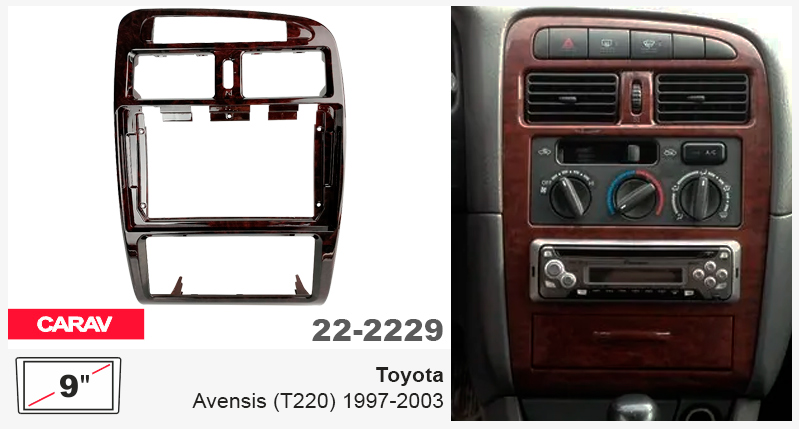 Перехідна рамка Toyota Avensis Carav 22-2229