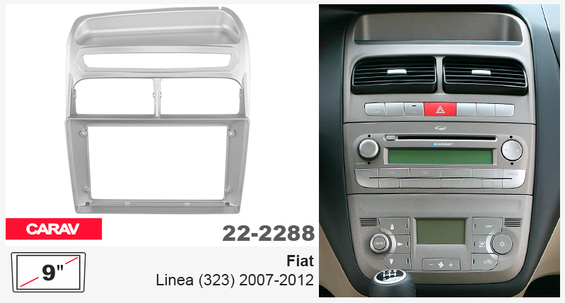 Переходная рамка Fiat Linea Carav 22-2288