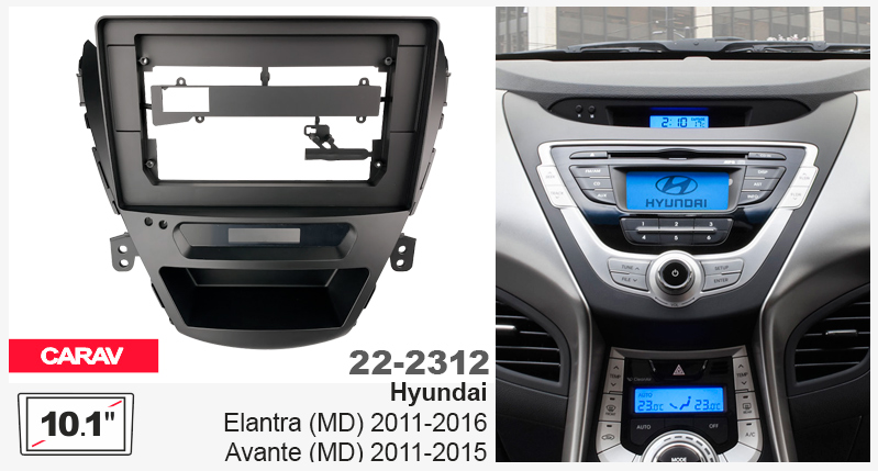 Перехідна рамка Hyundai Elantra, Avante Carav 22-2312