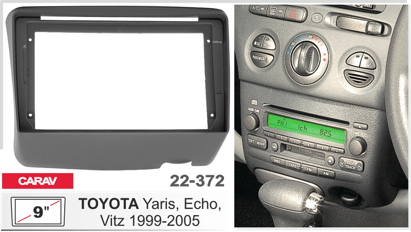 Перехідна рамка Toyota Yaris Carav 22-372