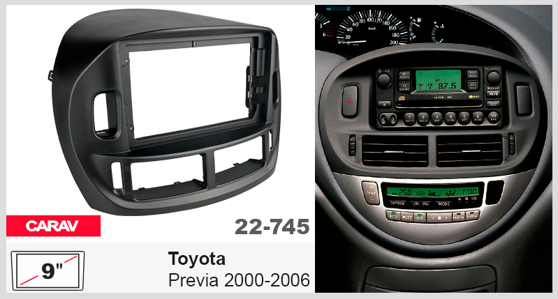 Перехідна рамка Toyota Previa Carav 22-745