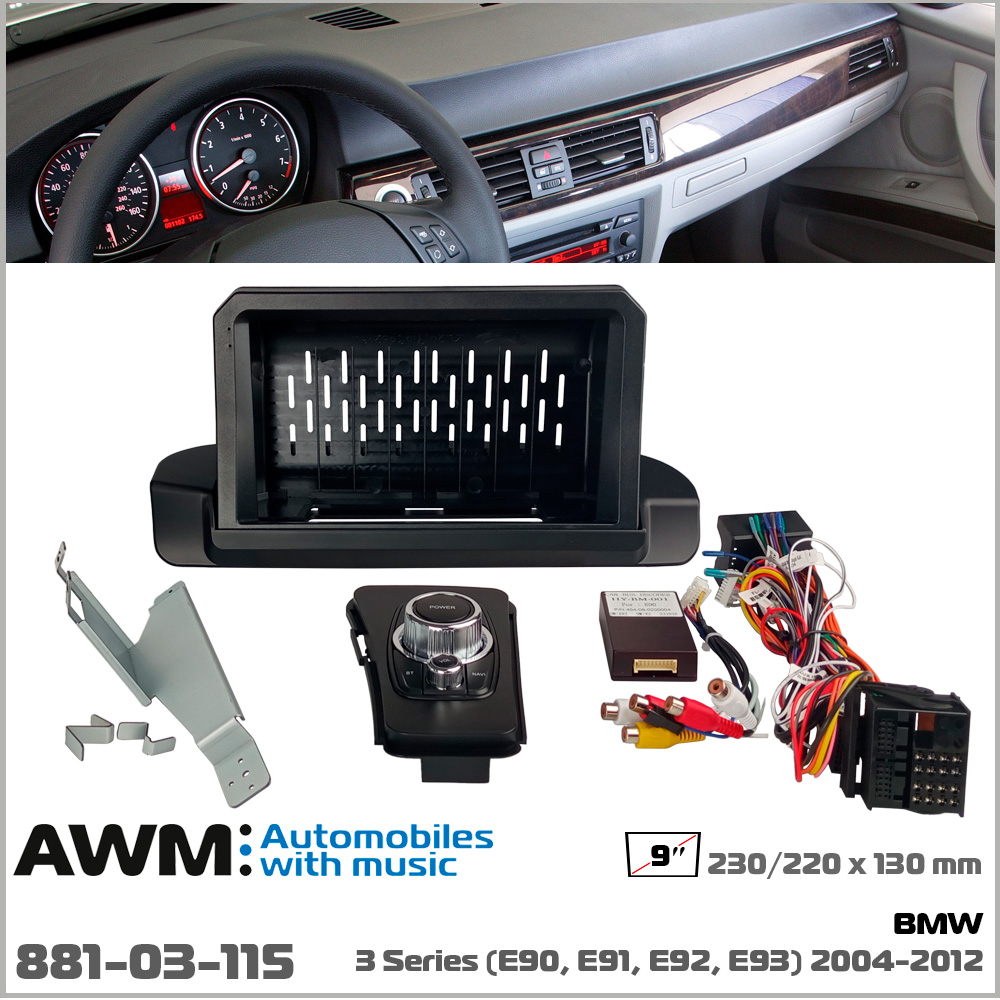 Переходная рамка BMW 3 Series (E90, E91, E92, E93) AWM 881-03-115