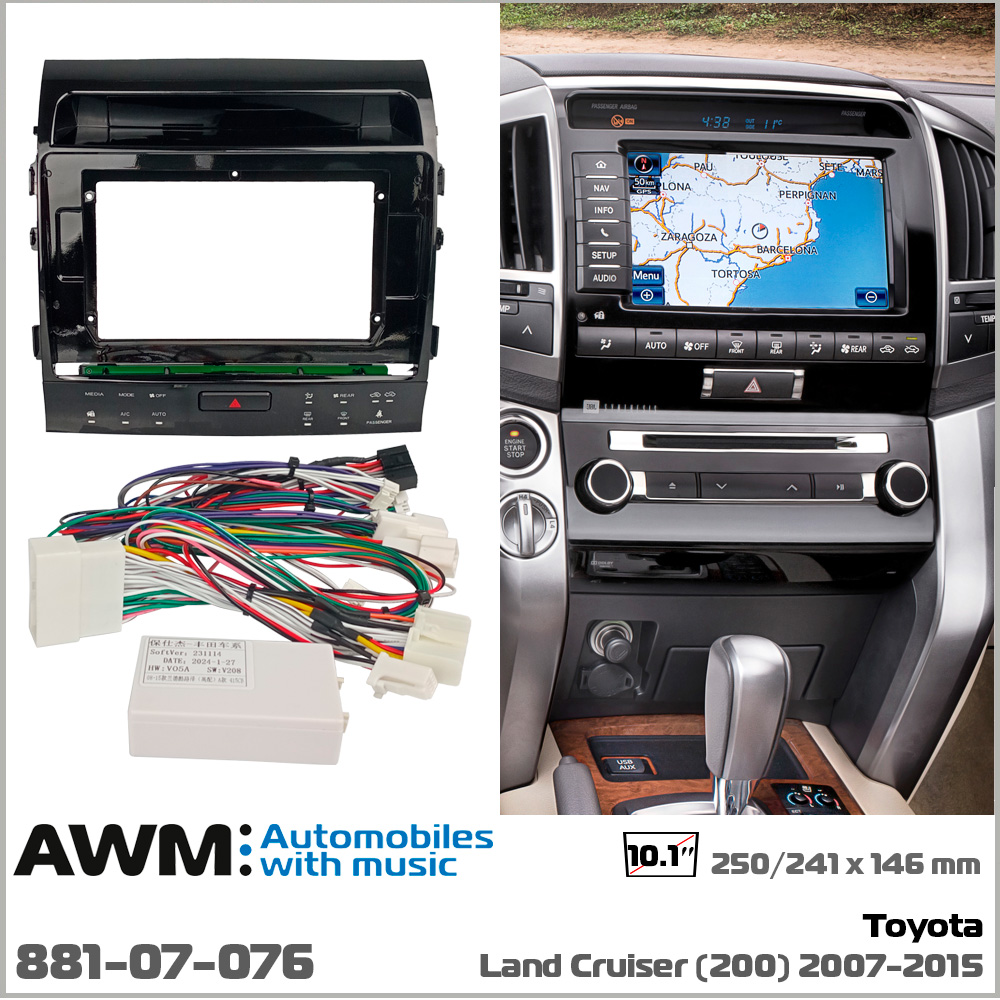 Переходная рамка Toyota Land Cruiser 200 AWM 881-07-076