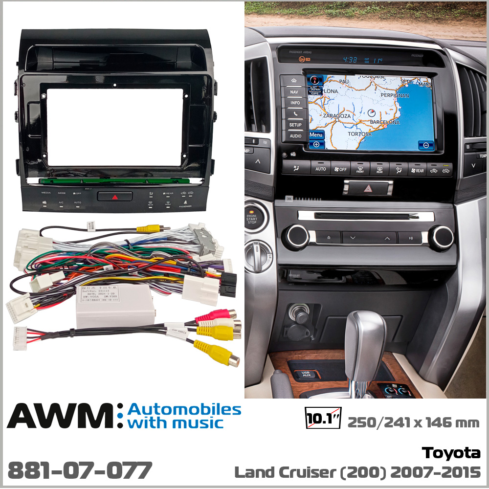 Переходная рамка Toyota Land Cruiser 200 AWM 881-07-077