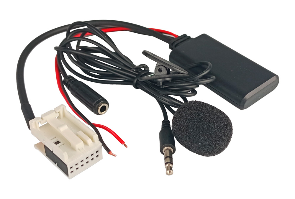 Bluetooth адаптер AUX (12 pin) для Mercedes (Comand APS NTG, Audio 20, Audio 30, Audio 50 APS) AWM BTM-53