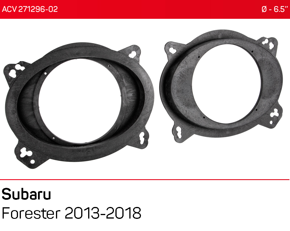 Проставки под динамики ACV 271296-02 для автомобилей Subaru Forester, Impreza