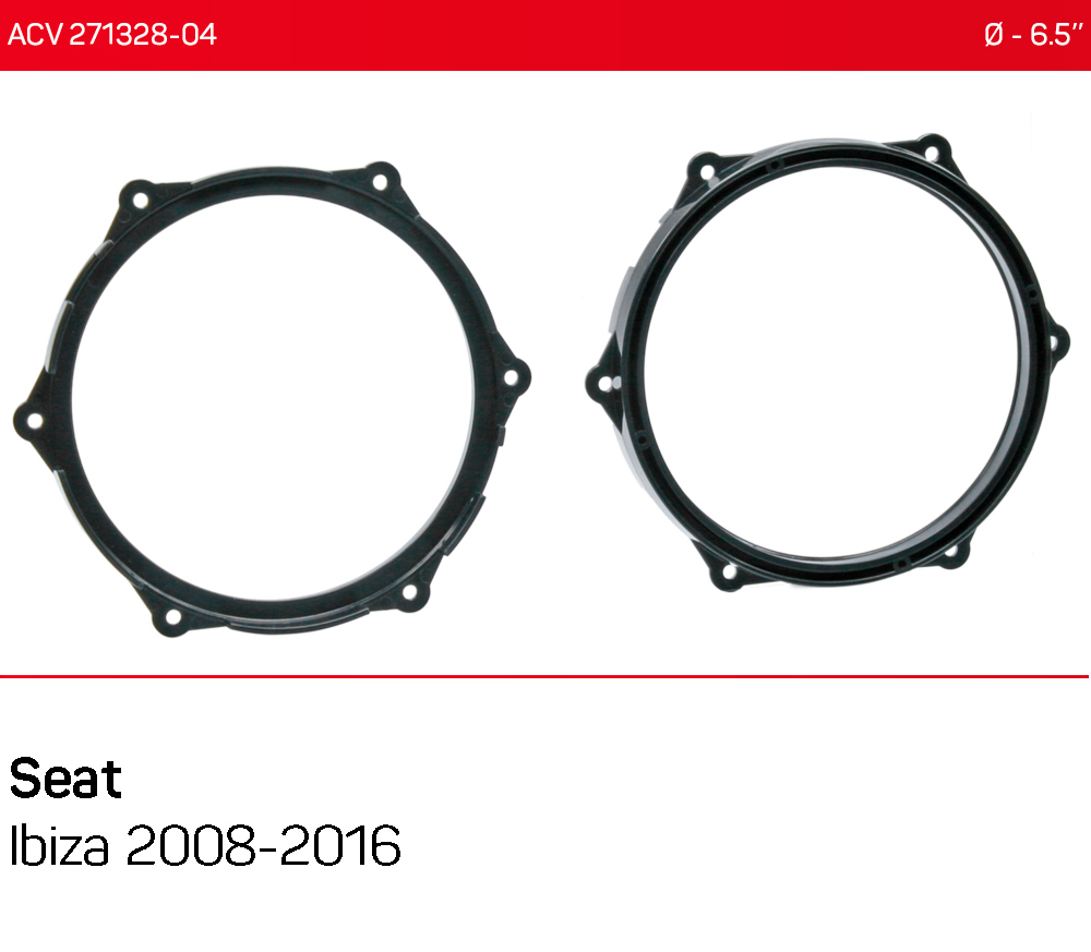 Проставки под динамики ACV 271328-04 для автомобилей Seat Ibiza