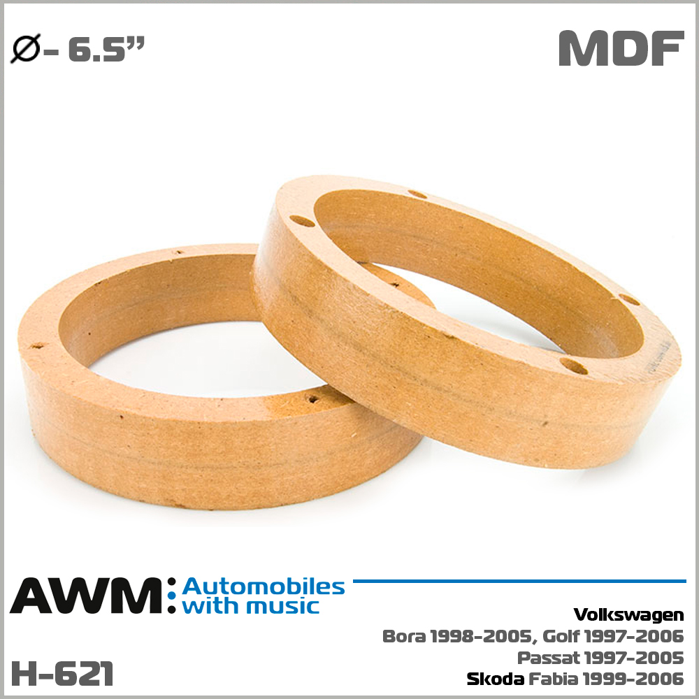 Проставки під динаміки AWM H-621 Volkswagen Bora, Golf, Passat, Skoda Fabia